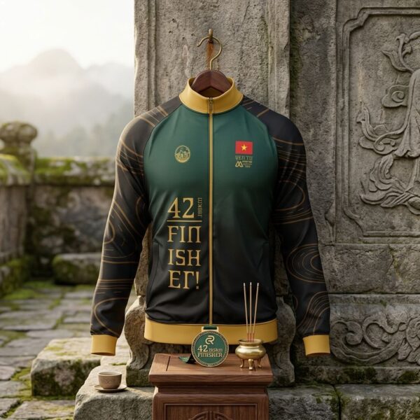 Custom-designed marathon running jacket - Image 4