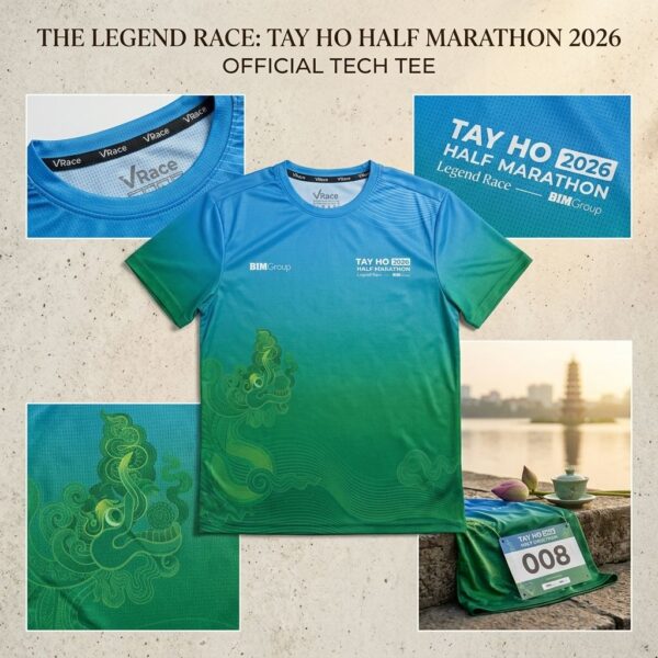 Áo chạy thể thao BIM Group Tây Hồ Race - Ảnh 4