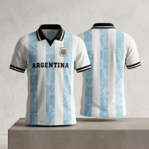 Áo Polo Bóng Đá Argentina Theo Yêu Cầu