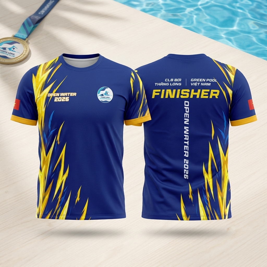 Áo Finisher Open Water 2026 Theo Yêu Cầu
